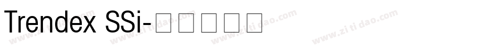 Trendex SSi字体转换
